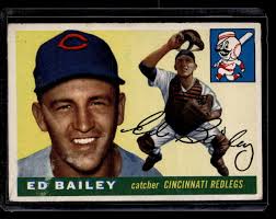 Topps Ed Bailey Baseball 1955 Season Sports Trading Cards & Accessories for  sale