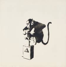 Banksy, a street artist whose identity remains unknown, is believed to have been born in bristol artwork. Phillips Banksy Monkey Detonator 2002 20th Century Contemporary Art Evening Sale In Association With Poly Auction Hong Kong Thursday December 3 2020 Lot 27