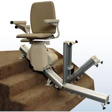 In the 1920's by c.c the chair carriage ascends or descends the stairway along a rail that is wall or stair. A Stair Lift Designed To Fit Every Atlanta Home The Harmar Pinnacle With Power Fold Rail Stair Lifts Atlanta Llc 770 880 3405
