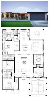 45 Best Ideas For House Plans 4 Bedroom Open Floor Offices Family House Plans Dream House Plans Bedroom House Plans
