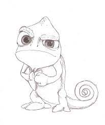 Tangled Pascal Disney Art Drawings Disney Drawings Sketches Disney Drawings