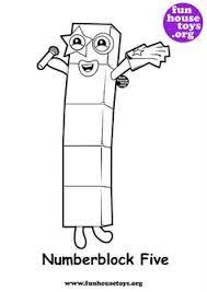 Numberblock 5 needs a wee! 14 Numberblocks Ideas Coloring For Kids Fun Printables For Kids Printable Coloring Pages