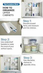 How To Organize Your Upper Kitchen Cabinets Upper Kitchen Cabinets Are Most Often Use Upper Kitchen Cabinets Spice Cabinet Organization Kitchen Cabinets Height