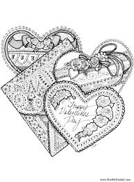 Free printable valentine's day coloring pages for adults and kids. Heart Valentines Day Coloring Pages For Adults Novocom Top