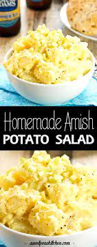 Easy Homemade Amish Potato Salad Recipe Sweet Pea S Kitchen Recipe Potato Salad Recipe Easy Amish Recipes Potatoe Salad Recipe