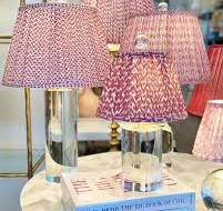 Fermoie Red Marden Lampshade
