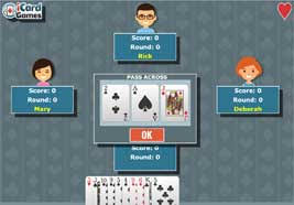 Move all the cards to the foundations. Card Games