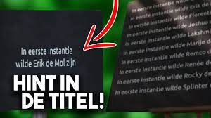 De theorieën over de mogelijke mol gaan alle kanten op. Titel Verklapt De Mol Wie Is De Mol 2021 Hints Widm Youtube