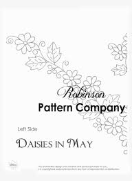 I'm always on the hunt for great hand embroidery patterns (see my previous lists), and one spot that consistently releases. Daisies In May Hand Embroidery Pattern Line Art Transparent Png 800x1039 Free Download On Nicepng