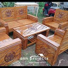 Pagar kayu minimalis ala pedesaan ini terkesan sangat simple dan modern secara bersamaan. Kursi Sofa Ruang Tamu Minimalis Modern Kursi Tamu Set Kayu Jati Murah Terlaris Lazada Indonesia
