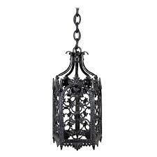 Infinity led iron lantern black. Black Gothic Wrought Iron Lantern At 1stdibs