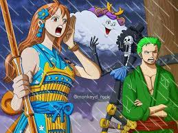 Nami Zoro Brook And Zeus Chapter 975 Nami One Piece Referencias