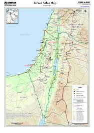 The arab league decided that leaving refugees in camps would be a future political counter against israel. Document Israel Atlas Map April 2007