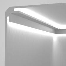 El203 Profilo Angolare Con Luce Bi Direzionale Per Angolo Tra Soffitto E Parete Tipo Illuminazione Indiretta Illuminazione Interna Illuminazione Controsoffitto