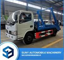 Dongfeng 4cbm Skip Loader Garbage Truck