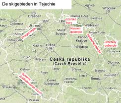 Topografische kaart tsjechië, hoogte, reliëf. Wintersport Tsjechie Informatie Over Wintersport In Tsjechie