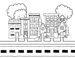 We are a small group of from the neighborhood moms who love to share our. House Coloring Page Neighborhood By Teacher Alias Tpt
