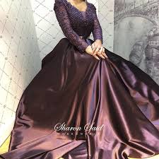 Check spelling or type a new query. Sharon Said Elegant Purple Long Sleeve Evening Dress Muslim Women Wedding Party Gowns Gold Belt Plum Arabic Prom Formal Dresses Evening Dresses Aliexpress