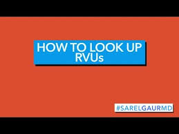 How To Look Up Rvu Values And Cpt Codes Youtube