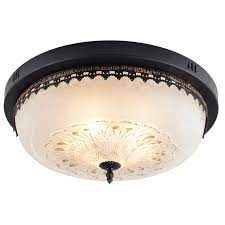 These type of lights are usefully considered a hybrid between a flush mount light and. Rustic Ceiling Lights Semi Flush Mount Kitchen Drum Vintage Glass Iron