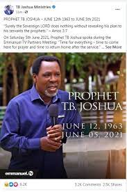 A powerful personal word of prophecy from prophet tb joshua that absolutely shocked the receiver, who immediately confirmed it to be the truth from god. 85kddlque3i Ym