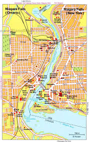 Niagara Falls Map Tourist Attractions Niagara Falls Map Niagara Falls Canada Niagara Falls