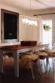Basement Ghost Chair With Fur Dining Room Inspiration Modern Dining Dining