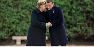 The videoconference agenda, announced a few hours in advance, was very technical; Merkel Und Macron Besiegeln Freundschaftspakt