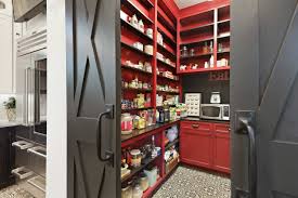 75 beautiful kitchen with red cabinets