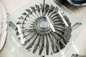 Wine table made from jet engines. Boeing 737 Jet Engine Coffee Table Pratt Whitney Jt8d Engine Coffee Table Aviation Furniture Jet Engine