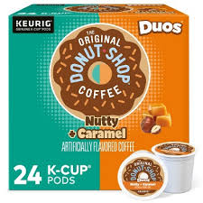 Sweet and salty brownies are an extra fudgy brownie recipe with homemade salted caramel baked right in. The Original Donut Shop Duos Nutty Caramel Keurig Single Serve K Cup Pods Medium Roast Coffee 24ct Target