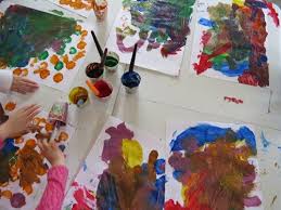 Musical Chairs Art Inspired By The Artful Parent Preschool Art Art Chair Preschool Painting