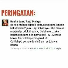 Kurma dhuha jamu ratu malaya. Serious Alert Don T Buy Fake Jrm From Meow Jamu Ratu Malaya Facebook