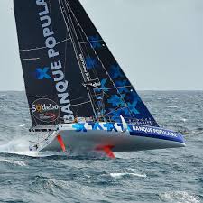 Vendee16 Armel Le Cleach Leading Sail Racing Sailing Yacht Sailing Ships