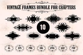 Download Free Svgs Download Frame Svg Vintage Frames Svg Retro Frames Svg Png Dxf Free Design Resources