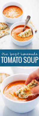 Simple Homemade Tomato Soup Just A Handful Of Pantry Ingredients And 20 Minutes Hands On Time Is All It Takes To Ma Tomato Soup Homemade Soup Recipes Recipes