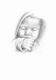 8x10 print mother and baby giraffe pencil illustration. Baby Picture Sketch At Paintingvalley Com Explore Collection Of Baby Picture Sketch