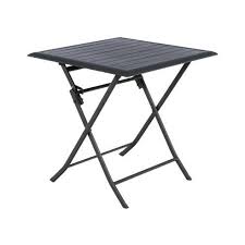 Ronde, rectangulaire, carrée ou ovale, la table de jardin se choisit dans n'importe quelle forme (ou presque) et répond à tous les goûts. Table De Jardin Azua Pliante 71 X 71 Cm Aluminium Hesperide