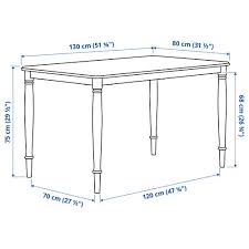 Purchased directly from a paivate house near machynlleth. Danderyd Dining Table Pine Veneer Black 130x80 Cm Ikea
