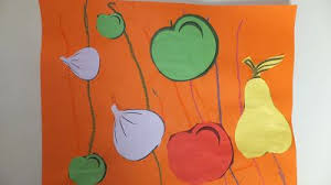 Le Livre De Sapienta Fruits D Automne Composition Tps Ps Decoupage Gs D Apres Collage Et Arts Visuels Chez Fruits D Automne Bricolage Automne Arts Visuels