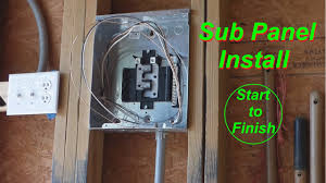 How To Connect Home Electrical Wiring From A House Panel To A Garage Panel  | Hunker