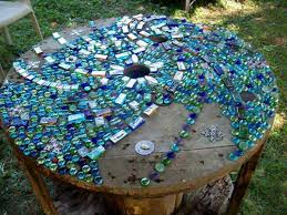Atelierdessuedens #mosaiktische #gartentisch #tisch #mediterranetische #fliesent. Gartentisch Aus Mosaik 30 Super Modelle Archzine Net