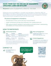 NOTICE: Round 3 Land Use Bylaw Engagement Now Starts March 6 • Municipal  District of Bighorn, AB