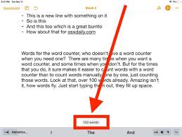 Click the tools menu at the top and select word count. How To Show Word Count In Pages For Ipad Or Iphone Osxdaily