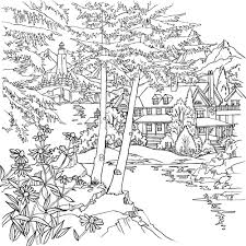 Free coloring pages to download and print. Scenery Coloring Pages For Adults 60 Pictures Free Printable