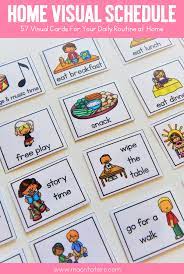 The translation will be confirmed and published on the site in several days. Home Visual Schedule And Routine For Toddlers And Preschoolers Kids Schedule Schedule Cards Preschool Schedule
