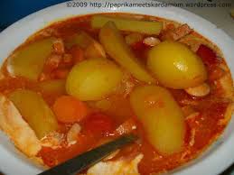 Paprikaskrumpli Kartoffelgulasch Kartoffelgulasch Ungarische Rezepte Rezepte