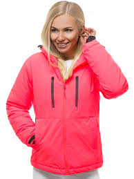 Glänzender windbreaker von def für damen. Damen Jacke Pink Neon Ozonee Js Hh012 53 Ozonee