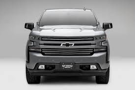 2019 2021 Silverado 1500 Trail Boss Rst Lt Round Billet Grille Horizontal Round Silver 4 Pc Overlay Does Not Fit Vehicles With Camera Pn 6211236
