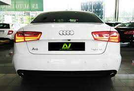 Audi A6 Hybrid 2 0 At Exterior Ibis White Interior Nougat Brown Walnut Inlays White Interior Audi Interior